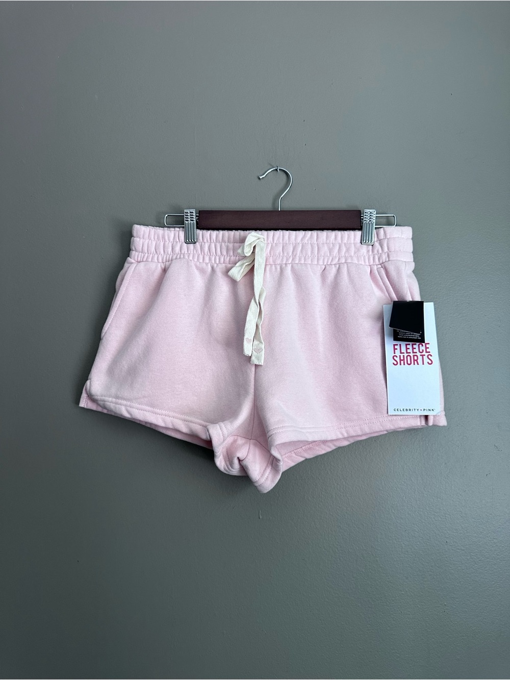 Celebrity Pink Fleece Pink Sweat Shorts Women’s Size Medium
